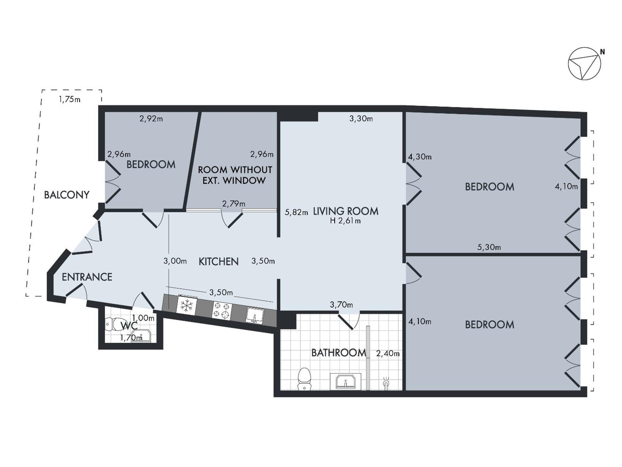 Sanders Leaves - Chic Three-Bedroom Apartment In Downtown Copenhague Extérieur photo